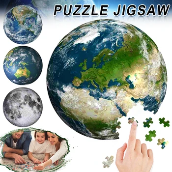 1000 Gabali Pieaugušo Grūti Apļveida Jigsaw Puzzle Mēness Smieklīgi Rotaļlietas, Mācību BM88