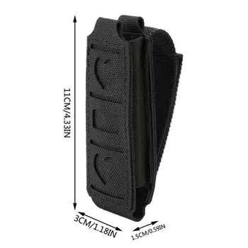1000D Taktiskās Molle Vienu Magazine Kabata, Elastīga Pistol Mag Pouch Josta Multi-tool Pouch Lukturīti Maksts Rīku Turētājs