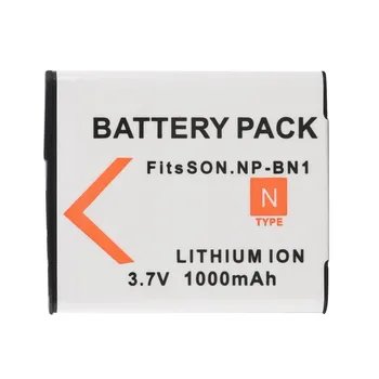 1000mAh NP-BN1 NP BN1 Digitālo Akumulators Sony TX9 WX100 TX5 WX5C W620 W630 W670 TX100 Kameras Nomaiņa Li-ion Bateria Pack
