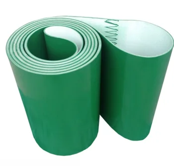 1000x200x3mm PVC Zaļš Pārvades Transportiera lentes Industriālās drošības Jostas