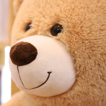 100cm pūkains plīša pildījumu lielo teddy bear rotaļlietas māmiņa saimniecības baby lelle factary cena radošo klāt mazulis un meitene foto prop