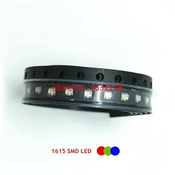 100GAB 0603 SMD LED RGB (sarkans+zaļš+zils 0606 pilnkrāsu Led Kopēju katodu kopējo anoda 1615 1.8-2.0 v, 20mA cree led, COB led chip