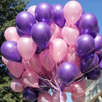 100gab 10inch 1.5 g Pērle Lateksa Baloni Happy Birthday Party Kāzu Baby Dušas Dekorācijas, Balonu Jauno Gadu Bērni Gaisa Globos