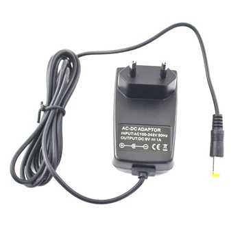 100GAB Augstas quaity ES Plug AC DC adapteri adapteri mājas sienas strāvas padeve 100-245V 9V 1A ne NVE, bet NES lādētāja vads