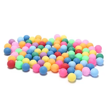100gab/Iepak Izklaides Galda Tenisa Bumbiņas Krāsas Ping Pong Bumbiņas 40mm Jauktu Krāsu Spēle Un Reklāmas