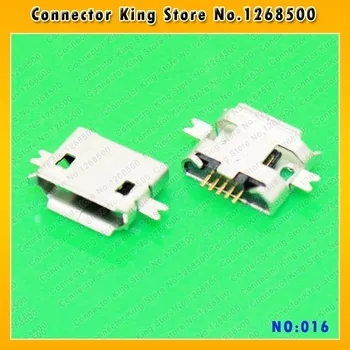 100GAB USB Ligzda SMD / Izlietnes tips Micro USB Savienotājs Uzlādes Ligzda ZTE/OPPO/Samsung/Nokia mobilo telefonu, planšetdatoru,MC-016