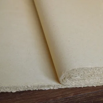 100gab Xuan Papīra Spalvu Papel Arroz Kaligrāfijas Rakstības Praksi Daļēji-Raw Rīsu Papīra Ķīniešu Tintes Glezna Īpašu Rīsu Papīra