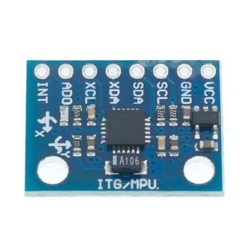 100pcs/daudz GY-521 MPU-6050 MPU6050 3. Modulis Ass analog žiroskopu sensoru+ 3 Ass Akselerometru Modulis