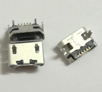 100pcs/daudz mikro mini USB Ports Uzlādes Kontaktligzda kontaktligzda Pieslēgvietas rezerves spraudnis Lenovo Tab 2 A10-30 TB2 X30F A7-50 A3500-F