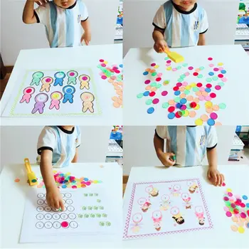 100Pcs/Set Krāsains Monētas Matemātikas Mācību Montessori Materiāli Izziņas Izglītības Rotaļlietas Bērniem Magnētisko Nūju Piederumi Dāvanas