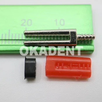 100sets Zobu Laboratorisko Double Twin Pin ar Plastmasas Viegli izmantot ar Pindex Mašīna 21mm