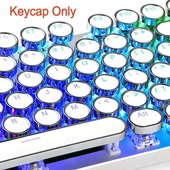 104-Atslēga Retro Kārtu Keycaps Dubultā Objektīva DIY Rakstāmmašīnu Keycaps par Backlit Mehāniskā Tastatūra Kārta Keycaps
