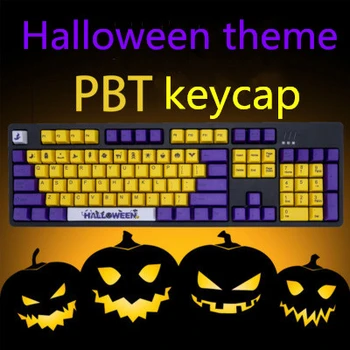 104 taustiņi/set PBT sublimācijas galvenie klp MX slēdzi, mehānisku tastatūru Halloween tēmu keycaps OEM profilu