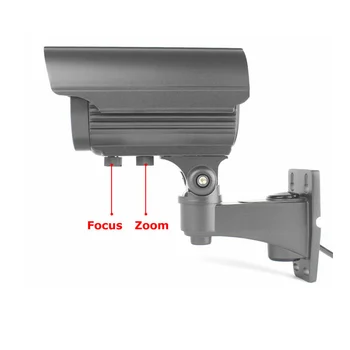 1080P Bullet IP Kameras Āra Ūdensizturīgs CCTV 4X Manuāli, Tālummaiņa, 2.8-12mm objektīvs, HD IP Drošības Kameru POE 2MP