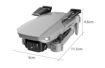 1080p E88-Dūkoņa X Pro WIFI FPV 4K HD Kamera Salokāms GPS RC Quadcopter+Uzskaites RC Helikopteri Bērniem Ziemassvētku Dāvanu