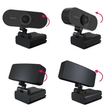 1080P HD Web Kameras web Kameras USB Auto Fokusu Video Zvanu ar Mic par Klēpjdatoru, Datoru, Video Konferences Netmeeting