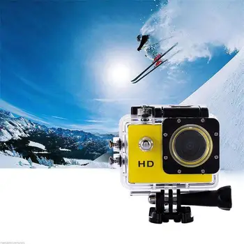 1080P HD Ūdensizturīgs Kamera 2.0 Collu Videokameras Sports DV Iet Auto Cam Pro Ķivere Action Camera Ātra Piegāde