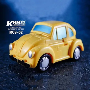 10cm KBB MCS-02 Transformācijas Modelis BBumbleb ABS Rīcības Attēls Deformējas Rotaļlietas MCS02 Robots Auto Hornet Mača MP10V Kolekcijas Rotaļlietas