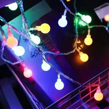 10M Pasaku Vainags LED Bumbu String Apgaismojums Ūdensnecaurlaidīgs par Ziemassvētku Eglīte Kāzu Mājas iekārtojumam Akumulatora Barošanu