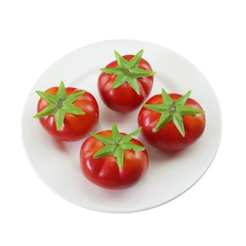 10pcs Augstas imitācijas, mākslīgu Viltus tomātu modelis&mākslīgie plastmasas viltus imitētu tomātu augu