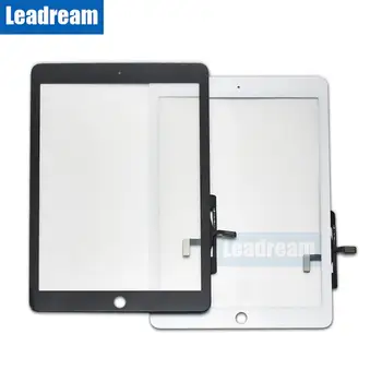 10PCS bezmaksas DHL iPad Gaisa 1 A1474 A1475 A1476 Touch Screen Stikla Paneli Digitizer Home Pogas Līmi Montāža