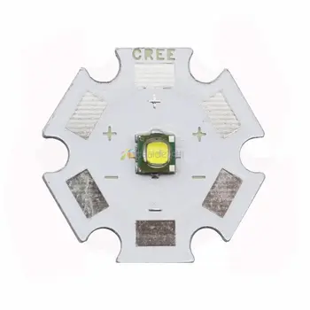 10pcs CREE XPG XP-G R5 LED 1-5W Spuldzes Mikroshēmu Avots Auksti Balts 6000-6500K;Silti Balta 3000-3200K LED ar 16mm Vai 20mm Zvaigžņu PCB