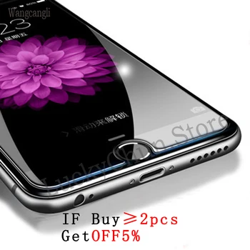 10Pcs/Daudz 2.5 D 0.3 mm stikls par iphone 5 5s 7 6 X 6s plus aizsardzības stiklu iPhone 8 7 6 XR Xs 11 pro max