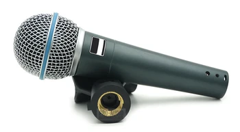 10pcs/Daudz Pakāpe BETA58A Profesionālo Sniegumu, Dinamisku Vadu Mikrofons BETA Rokas 58A Mikrofons Priekš Karaoke Dzīvot Vokāls Posmā