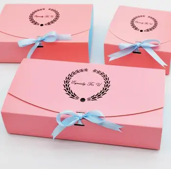10pcs/daudz Papīra rozā kastes, kārbas, šokolādes ,rozā cupcake kūka kārbas , kartona kastes, dāvanu