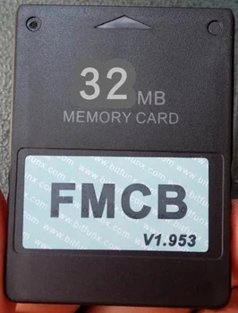 10pcs Freemcboot fmcb V1.953 Spēles karti par PS2 32MB atmiņas karte playstation2 Boot Kāršu Spēli Sākt Karte