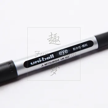 10PCS Japānas MITSUBISHI Taisni Šķidruma Tips Lodīšu Pildspalva UB-150 Rollerball Pildspalva 0.5 mm Studentu Biroja Gēla Pildspalva Classic Izturīgs