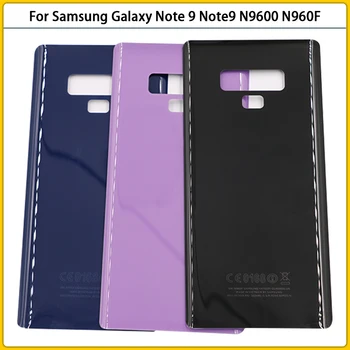 10Pcs Jaunu Note9 Aizmugures Mājokļu Case For Samsung Galaxy Note 9 N9600 N960F Stikla Akumulatora Vāciņu Durvju Aizmugurējā Vāciņa Uzlīmes Nomaiņa