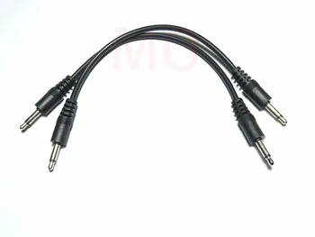 10pcs kabelis 3,5 mm 1/8 vīriešu mini plug mono mono audio savienotājs 20cm 30cm 50cm 100cm Jaunas