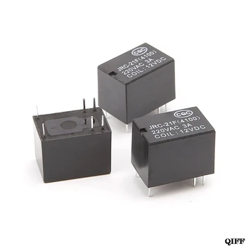 10pcs KPC-21F 4100 DC Mini Jaudas Releja 6-pin PCB Mount Circuit Board Relays 3 V-5V, 12V