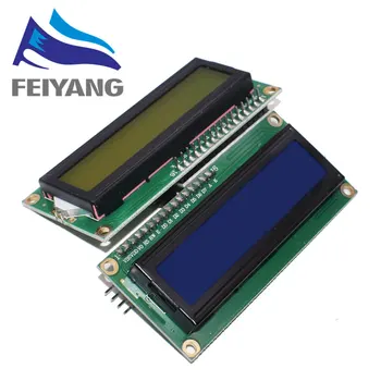 10PCS LCD1602+I2C 1602 Sērijas Blue/Green Backlight LCD Displejs ar 2560 UNO AVR IIC/I2C par arduino