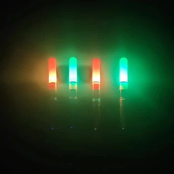 10pcs LED Gaismas Stick Zvejas Float Tube Nakts makšķeres Gaismas Elektronisko Peldēt LED Elektriskā Peldēt