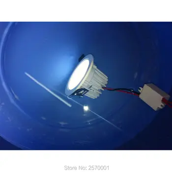 (10PCS/Lot), 3 Gadu Garantija, 7W 12W 18W Ūdensizturīgs IP65 LED Downlight uz Leju, LED Gaismas COB IP68 Padziļinājumā Griesti Uzmanības Spuldzes
