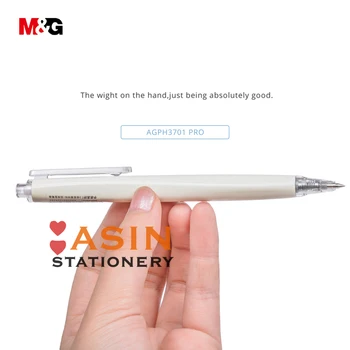 10pcs M&G U Sērijas Nospiediet Gēla Pildspalva AGPH3701 Melna 0.5 mm Uzņēmuma Birojā Parakstīšanas Pildspalvu Studentu Kancelejas preces