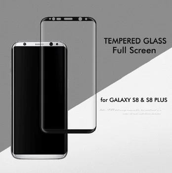 10Pcs/Partija Pilnībā Segtu Stikla Filmu Samsung S20 Plus S10 S9 Plus, Ņemiet vērā, 10 Pro 9 3D Izliektas pirkstu Nospiedumu Atslēgt Pieejama Ar Kasti