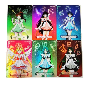 10pcs/set Sailor Moon Seksīga Meitene Rotaļlietas Hobiju Hobijs Kolekciju Spēļu Kolekcija Anime Kartes