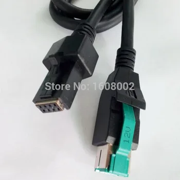 10pcs x 12V Powered USB 2*2M 4PIN NCR Printera Kabelis