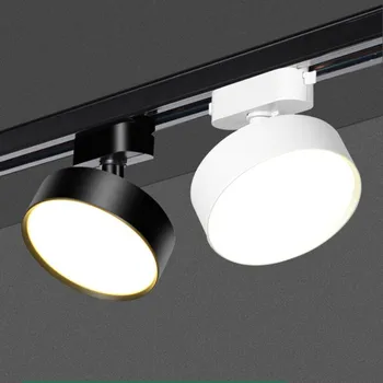 10W 15W, 20W LED Track Light Spot Gaismas Griestiem Uzstādīts Dzelzceļa Sliežu Lampas Dekoratīvās Led prožektoru gaismā Track Apgaismojums Veikalu Veikalos