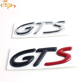 10X 3D Metāla GTS Emblēmas Nozīmīti, Auto Uzlīmes