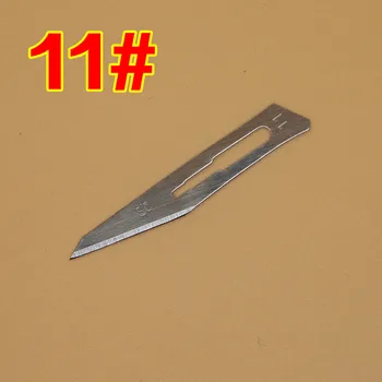 11# 23# Izmantojamā Asmens Nerūsējošā Tērauda Rokturi Skalpeli Asmens Multi-purpose Knife Elektronika PCB Remonta Instrumentu, Skalpeli