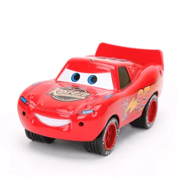 11,5 cm Disney Pixar Automašīnām, 3 Rotaļlietas, Zibens McQueen PVC Rīcības Attēls Karalis vs Mcqueen Rusteze Sacīkšu Lējumiem Metāla Sakausējuma Auto Režīms