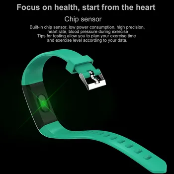 115plus Smart Fitnesa Sirdsdarbības Ātrums, asinsspiediens Smart Joslā Fitnesa Tracker Pulksteņi Sporta Smartband IOS Andriod par Huawei