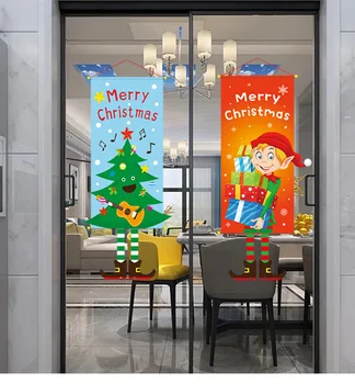 115x40cm Priecīgus Ziemassvētku Dekori Mājas Noel 2020. Gadam Christma Vainags Rotājumi Durvju Ziemassvētki Laimīgu Jauno Gadu Dekori Ir 2021. Dāvanu