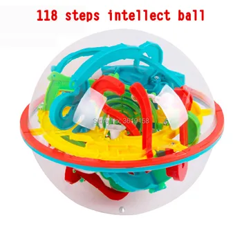118 Pasākumus, Burvju Intelektu Bumbu Labirints Perplexus Magnētisko Marmora IQ Līdzsvaru Puzzle Spēles, Rotaļlietas,Izglītības Smieklīgi Rotaļlieta Bērniem Dāvanu