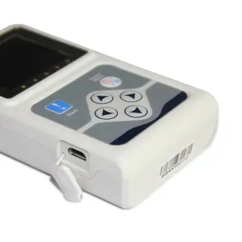 12 Kanāli Contec TLC5000 Rokas Dinamisku EKG/EKG Holter Monitorings Ieraksti Sistēma
