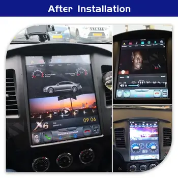 128G Tesla Ekrāna Mitsubishi Lancer 2007 2008 2009 2010 2011 2012 2013 2016 2017 Android 9.0 Radio Stereo GPS Vienības